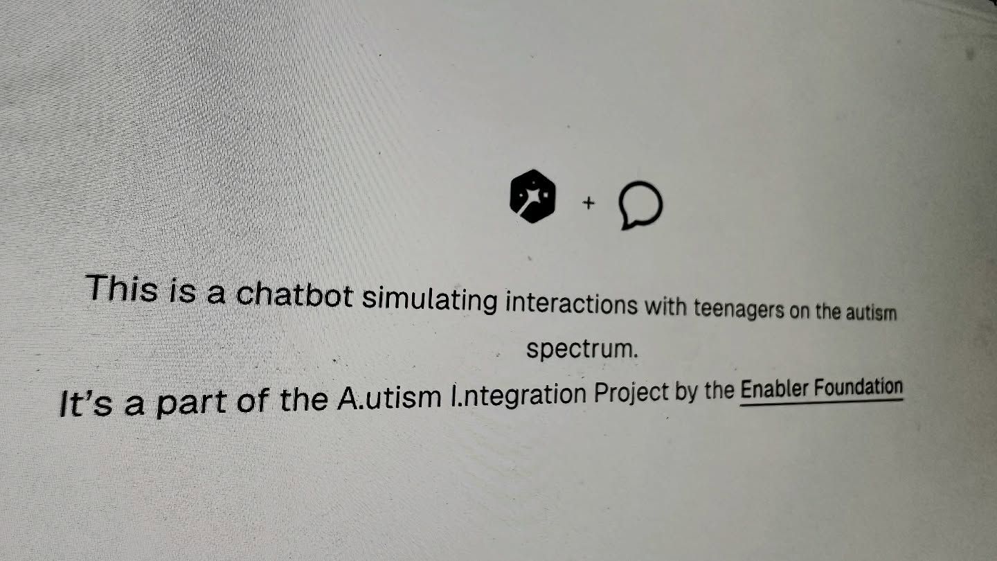 Chatbot – symulator nastolatka w spektrum autyzmu
