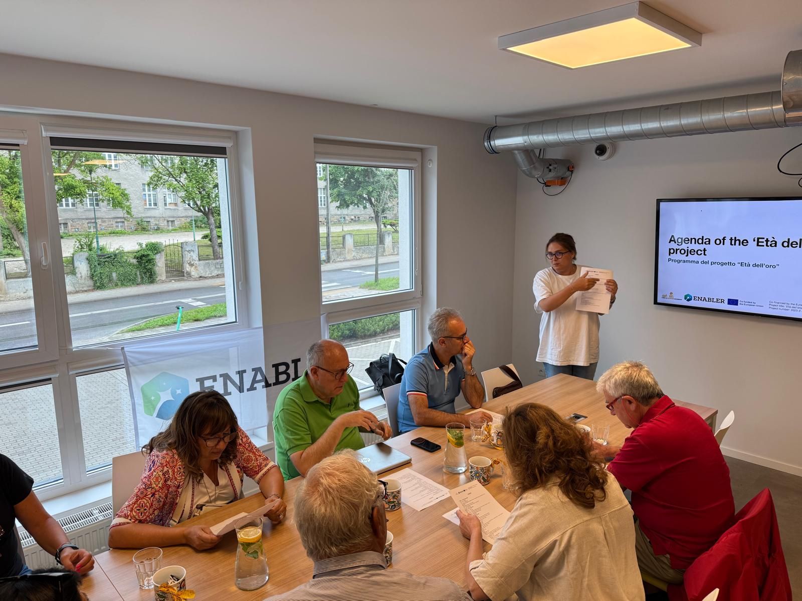 Gościmy trenerów z Włoch – start projektu „Età dell’oro”!