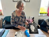 Kolejne warsztaty z linorytu dla seniorów za nami!
